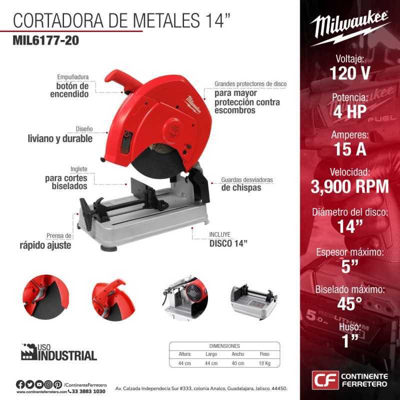 Cortadora De Metales Milwaukee