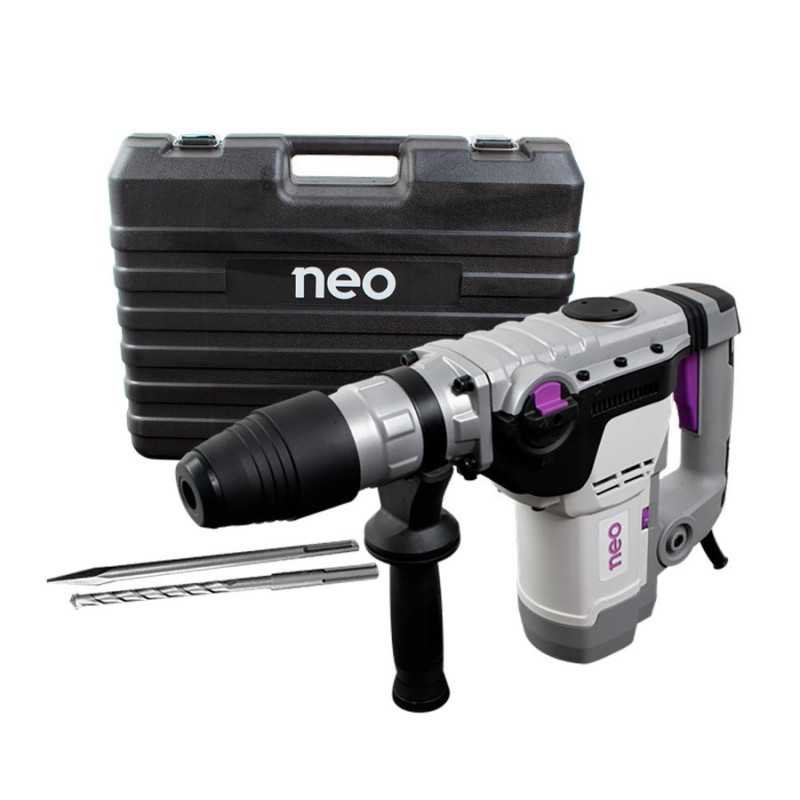 Rotomartillo SDS Max 1-1/2" 1,200 W 9 J 4,300 gpm + brocas NEO RM 1040/1/120 k