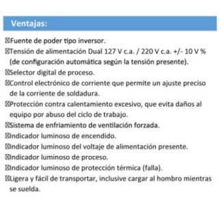 Soldadora De Electrodo 200 A Revestido (Smaw)