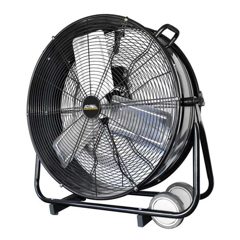 Ventilador De Piso Adir 2078 Negro Con 3 Aspas D