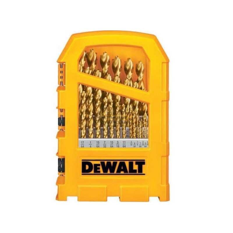 Brocas Titanium Nitride Coating PP Drill Bit Set (29 pc.) DW1369