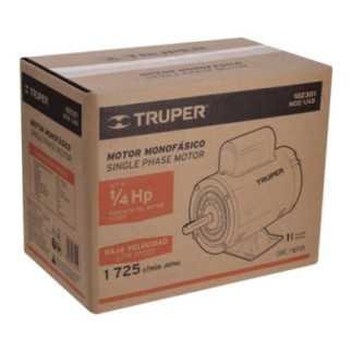 Motor eléctrico monofásico de 1/4 HP, baja velocidad, Truper TRUP-102301