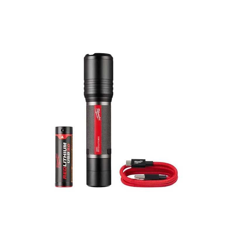 Linterna De Enfoque Deslizante Redlithium Usb De 2000 L