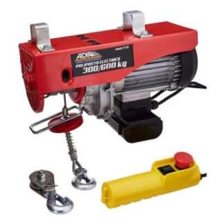 Polipasto 300-600 Kg 6 m 1,200 W + control remoto ADIR 1771