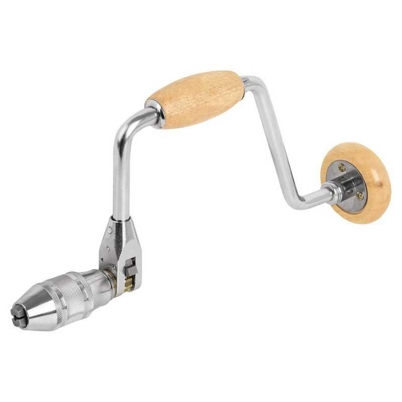 Berbiquí Profesional 12' Perilla De Madera, Truper