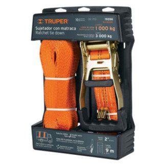 Sujetador con matraca carga máxima 3000 kg, Truper TRUP-19286