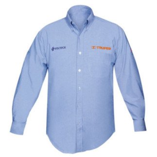 Camisa Azul  Para Caballero, Manga Larga Talla G, Truper TRUP-60346
