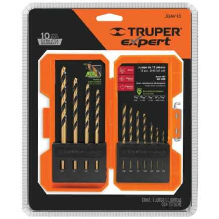 Brocas De Alta Velocidad, 13 Piezas TRUPER 11402