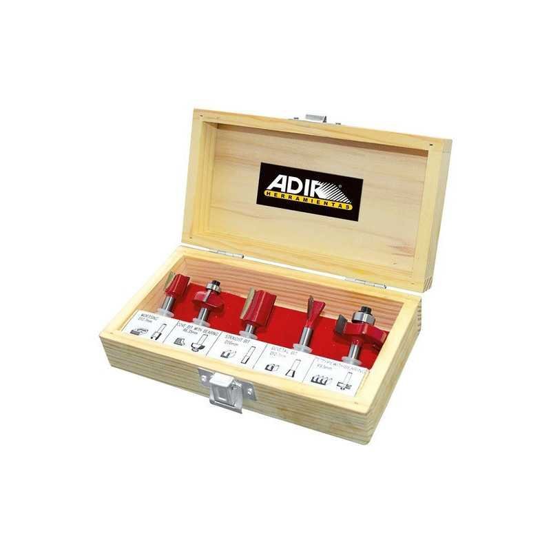 Brocas Para Router 5 Piezas Adir 157 Brocas Para Router 5 Piezas Adir 157