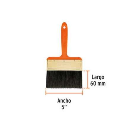 Brocha, Mango De Plástico, 5" Truper 14487
