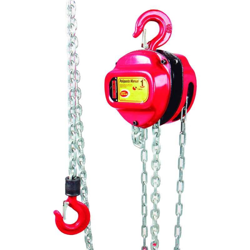 Polipasto Manual 1 T Cadena 3 Mts Mikels POLM-1-1