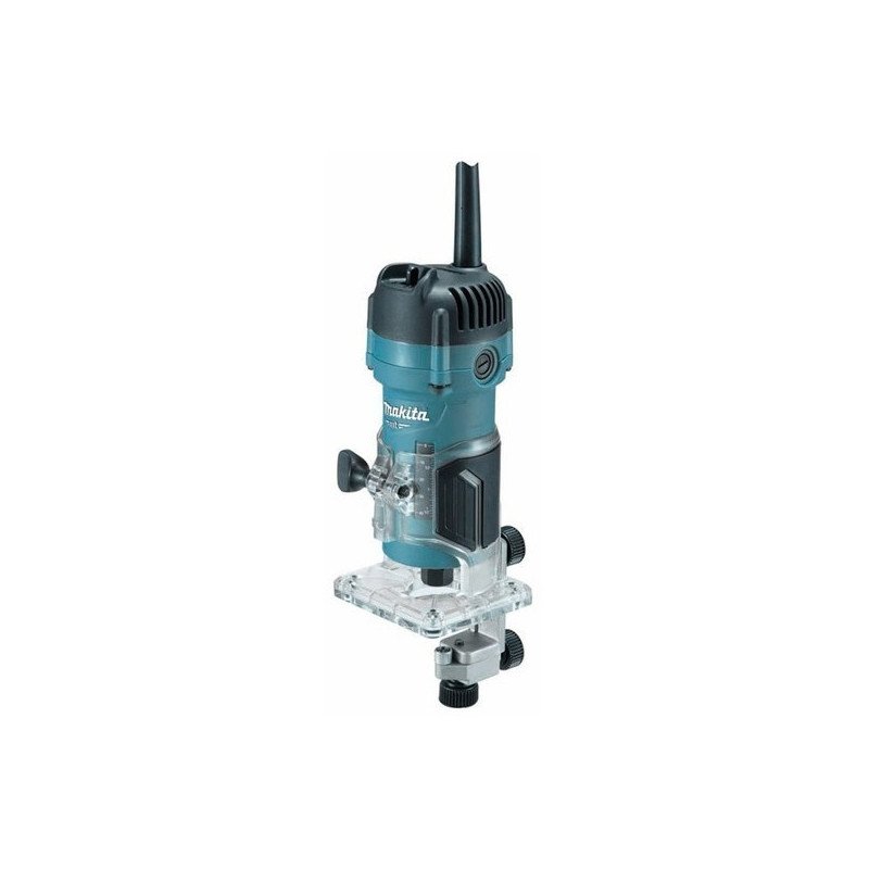 Router 1/4" 530 W 35,000 rpm + guías MAKITA MT M3700B