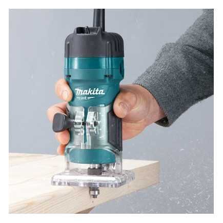 Router 1/4" 530 W 35,000 rpm + guías MAKITA MT M3700B
