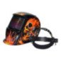 Careta Electronica Para Soldar Flaming Skull Careta Electronica Para Soldar Flaming Skull
