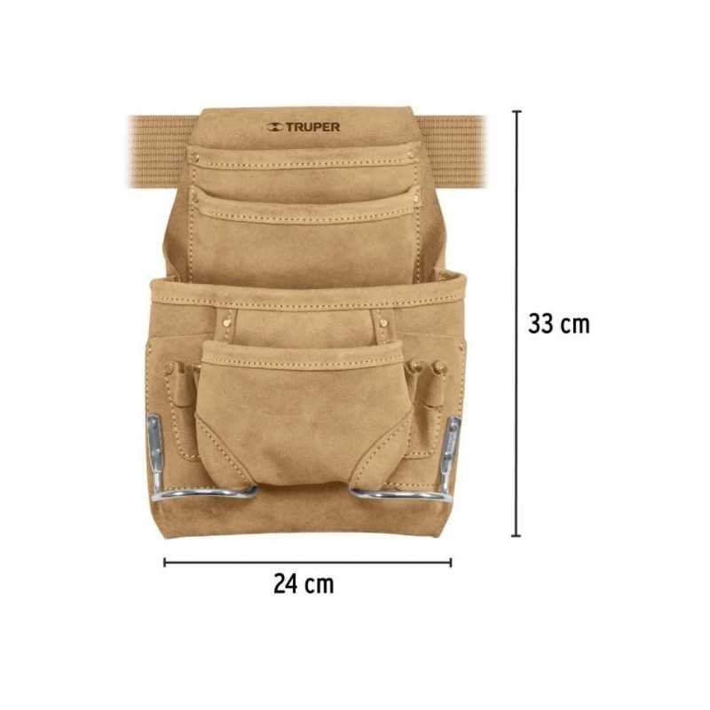 Portaherramientas de carnaza, 12 compartimentos 11536