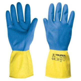 Guantes De Látex Reforzados Para Limpieza, Mediano 15268 Trup-1