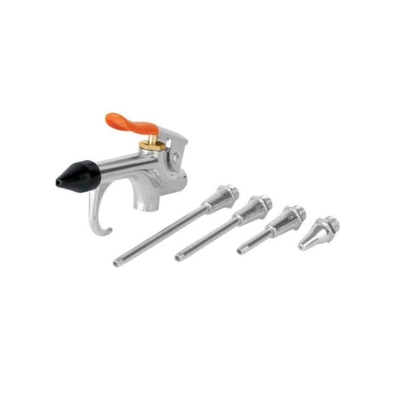 Pistola Y 5 Boquillas Para Compresor De Aire Truper 19077