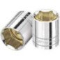 Dado de 7/8", 6 puntas, cuadro 1/2", Truper 13238
