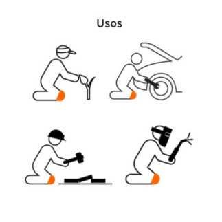 Rodilleras Profesionales De Pvc Trup-12952