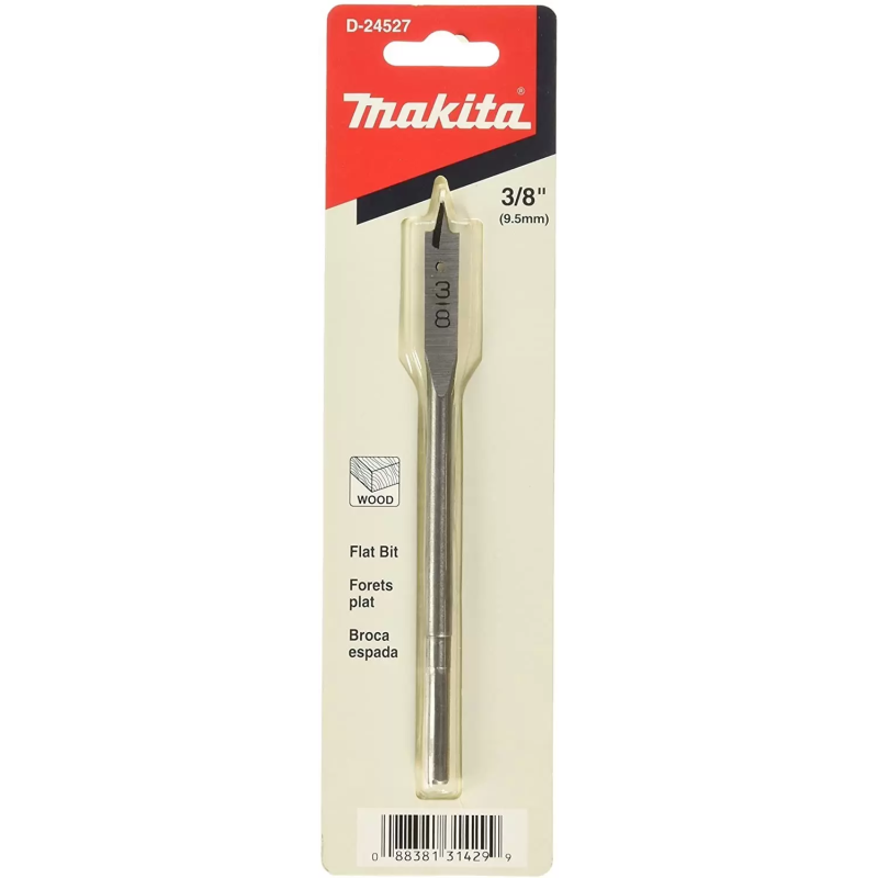 Broca Plana 3/8 X 6 Makita D24527 1