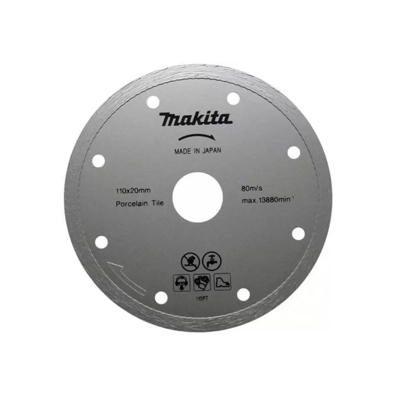 Disco De Diamante 4 3/8" Rin Continuo Para Porcelana Makita B22925 1