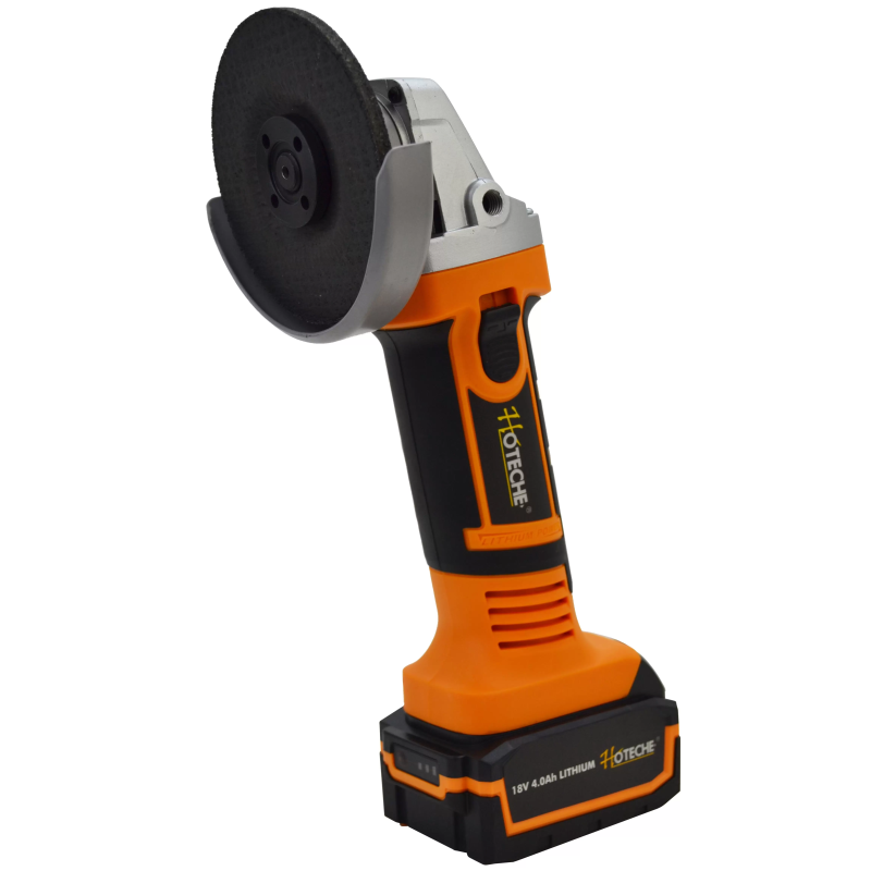 Esmeriladora Angular De 4-1/2 Pulgadas Con Bateria Recargable De 18 Volti Hoteche Hpp800110A