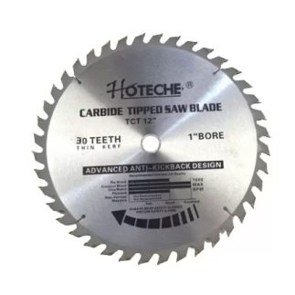 Disco Sierra Circular 12" X 120 Dientes Punta De Carburo Hoteche Hp12X120T