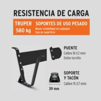 Carretilla 5 ft3, llanta neumatica reforzada TRUPER 11753