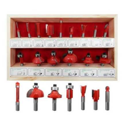 Brocas Para Router 15 Piezas Profesionales Adir 0159