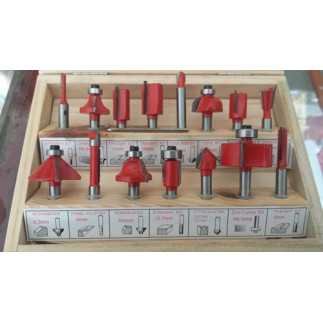 Brocas Para Router 15 Piezas Profesionales Adir 0159