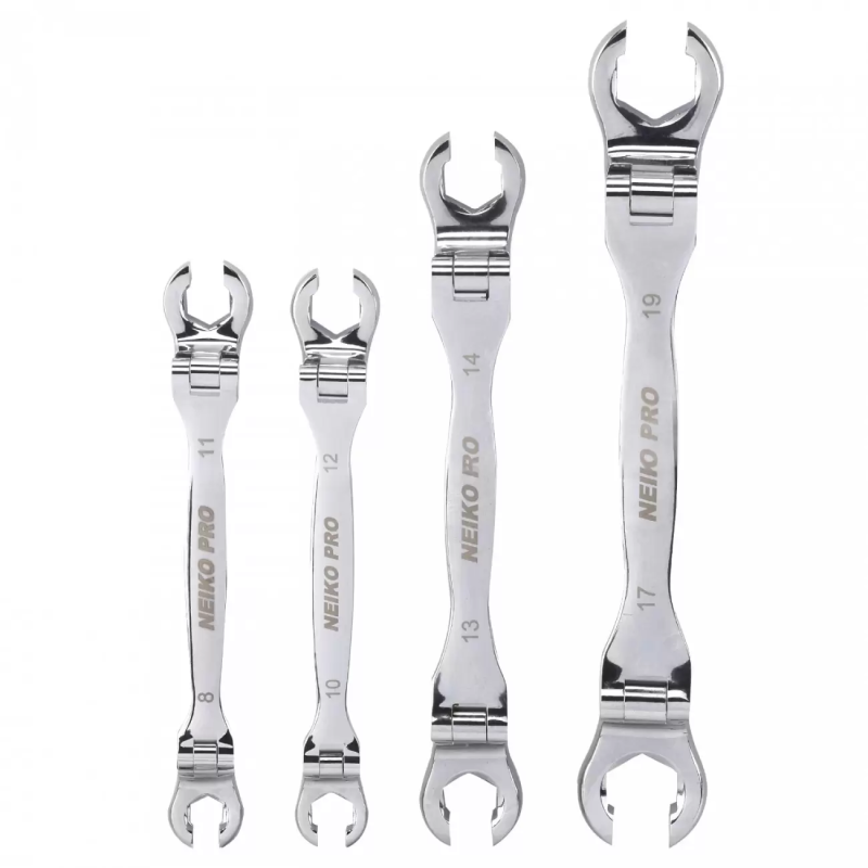 Llaves Combinadas Mm Cabeza Flexible Neiko 03348B