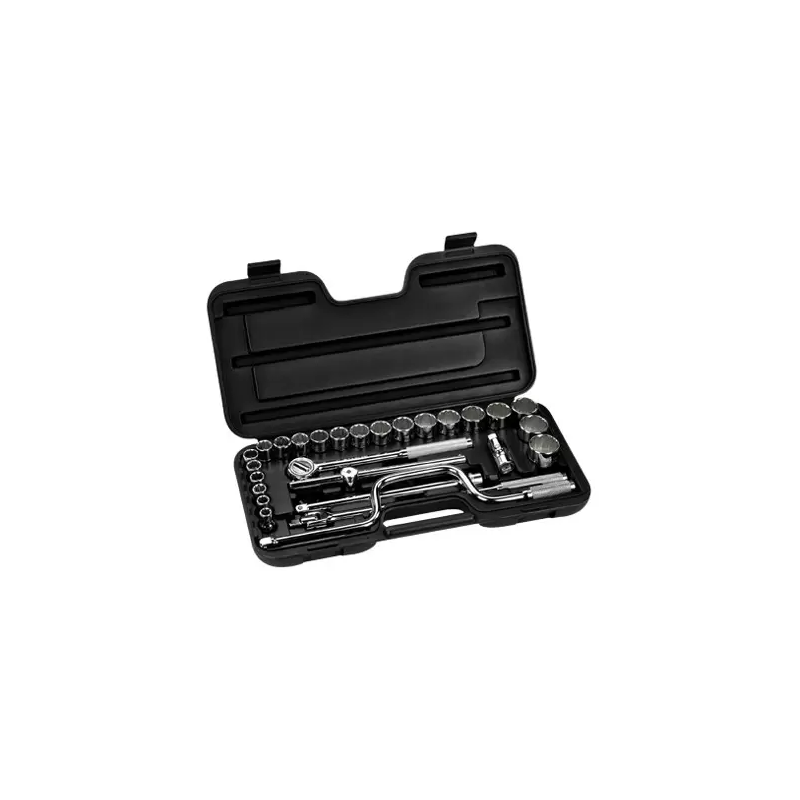 Dado 1/2" 10-32 Mm Std Mando 1/2" 29 Piezas Stanley 86504