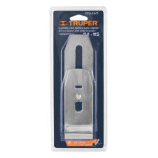 Cuchilla Y Contra Para Cepillo De Carpintero Nro 4 Y Nro 5 TRUPER 12042