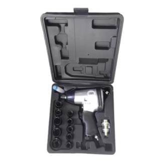 Llave De Impacto Neumatica Con 10 Dados 1/2"  Hoteche Iw1201