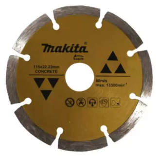 Disco Diamante Segmentado 4 1/2" Para Concreto Makita D44270