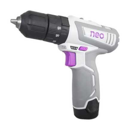 Rotomartillo 3/8" 12 V + 1 Bateria + Estuche + Set Puntas NEO TP101012C1