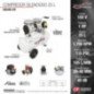 Compresor Silencioso 1 Hp 25 Litros California Air