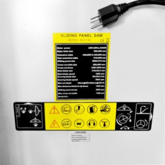 Sierra Escuadradora 3 Hp 220 Volts 1 Fase 60 Hz California Machinery CALJ5128MJ