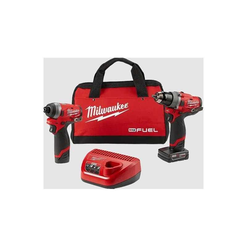 Taladro 1/2" Y Destornillador 1/4" M12 Fuel Milwaukee 2596-22 TEST