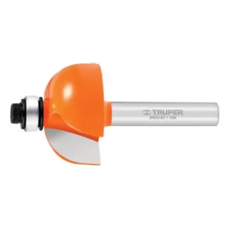 Broca para router, bocel cuarto, 1-1/8' con balero TRUPER TRUP-11485