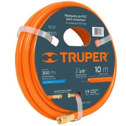 Manguera de PVC para compresor, 10 m x 1/4", Truper 19014