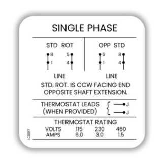 Motor Bifásico Uso General 7-1/2 Hp 2 Polos 110/220 V Baldor BAL-L1509T