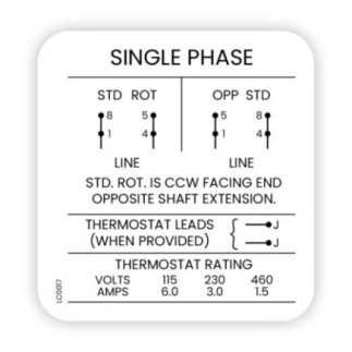 Motor Bifásico Uso General 10 Hp 2 Polos 110/220 V Baldor BAL-L1511T