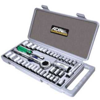 Juego de Dados con Matraca 40 piezas (Autoclé) ADIR ADIR01239