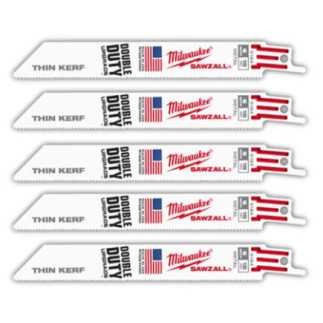 Segueta Super Sawzall 18 Dientes 6 Largo Corte Metal De 1/8" Milwaukee 48005184