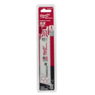 Segueta Super Sawzall 10 Dientes 6 Largo Torch Corta Metal Milwaukee 48005712