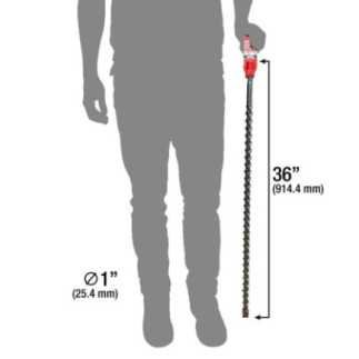 Broca Sds Max 1" 36" Milwaukee 48203956 1