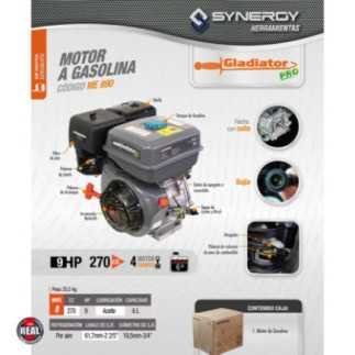 Motor A Gasolina 34" 9 Hp 270 Cc 4T 6L Gladiador ME890-A