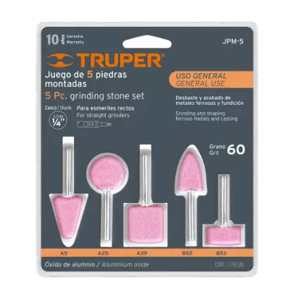 Piedras Para Montar 5 Piezas Truper 11680