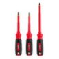 Desarmadores Insulados 1,000 V 3 piezas MILWAUKEE 48222202 Desarmadores Insulados 1,000 V 3 piezas MILWAUKEE 48222202